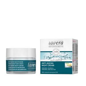 Lavera Basis Sensitiv Anti Age Night Cream Q10 - Lavera Pureskin - 4021457638352