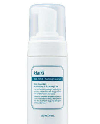 Klairs Rich Moist Foaming Cleanser 100 - Klairs Pureskin  - 8809115025487