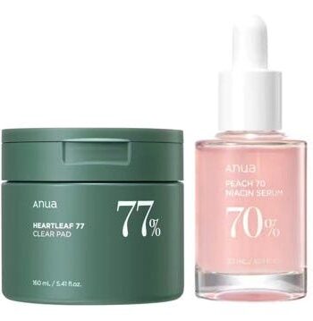 Anua Heartleaf Clear Pad Peach Niacinamide Serum Pcs - Anua Pureskin  - 8809640735288