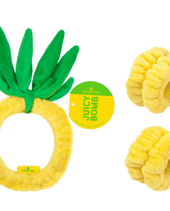 Essence Juicy Bomb Party Face Wash Head & Wrist Bands Pineapple Party Stk - Essence Pureskin  - 4059729522252