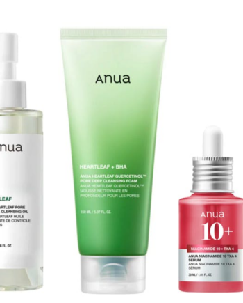 Anua Heartleaf Pore Control Cleansing Oil Deep Cleansing Foam & Niacinamide Tranexamin Acid Serum 200 150 - Anua Pureskin  - 8809640735622