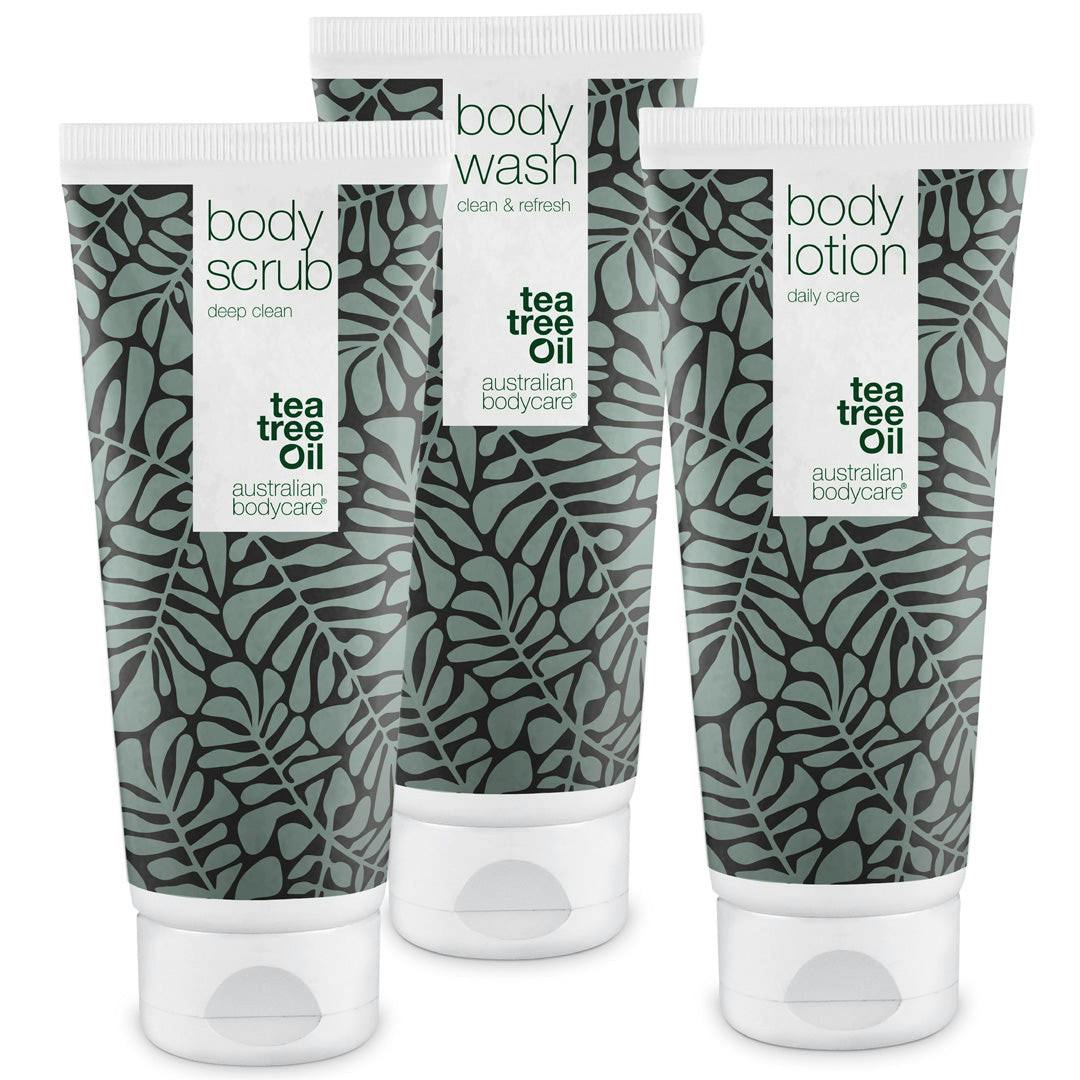 Australian Bodycare Body Wash & Body Scrub & Body Lotion Kit 200 - Pureskin - 5709455009433