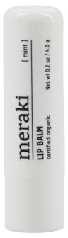 Sølv Læbepomade Meraki Mint økologisk Lip Balm Med Sheasmør Jojoba & Kokos - Meraki Pureskin  - 5707644513266