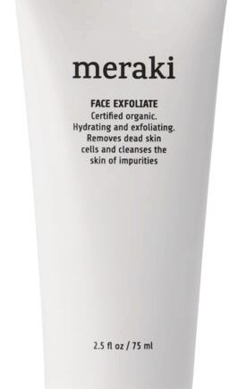 Hvid Eksfolierende Ansigtsmaske Peeling Meraki Facial Care Favorites Cosmos økologisk & Svanemærket Med Rapsolie & Brunalgeekstrakt - Meraki Pureskin  - 5707644528413
