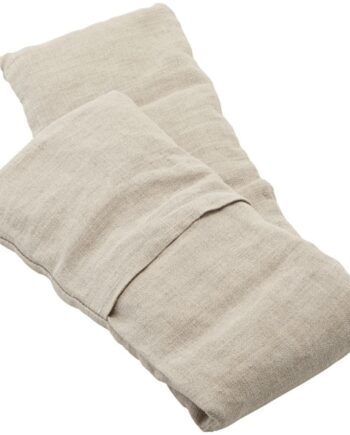 Beige Terapi Pude Meraki Økologisk Bomuld Lerperler 15x65 Varmepude Kølepose - Meraki Pureskin  - 5707644514942