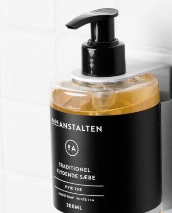 Hvid Badeanstalten Vægbeslag Til Flydende Sæbe - Badeanstalten Pureskin  - 5704989610063