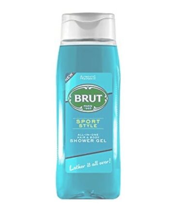 Grøn Brut Hair & Body Shower Gel Sport Style 500 - Brut Pureskin  - 8886467049460