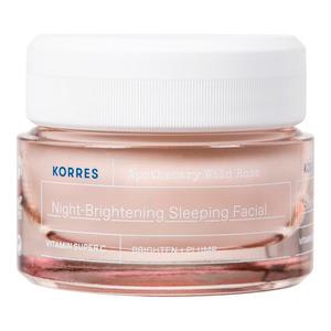 Korres Apothecary Wild Rose Night Brightening Sleeping Facial - Korres Pureskin - 5203069106620